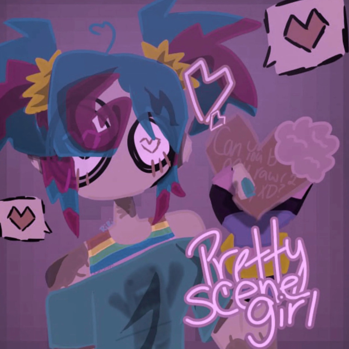 Pretty Scene Girl! (Hardtekk) - EP by arciana, zesuna & Clover! album cover