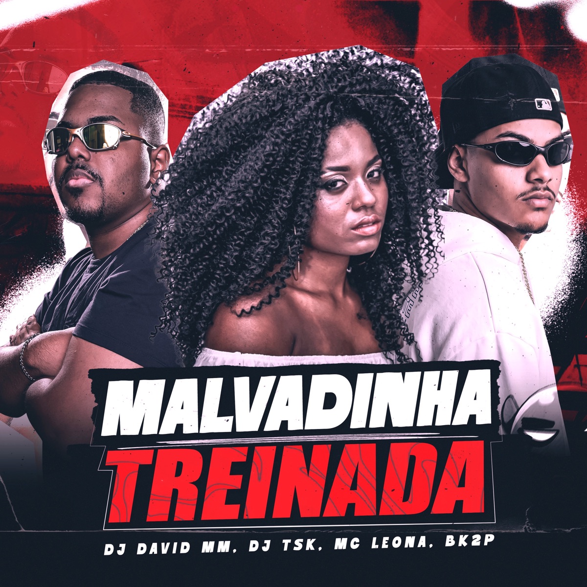 Malvadinha Treinada (Funkhall) - Single by Mc Leona, Dj David MM, DJ Tsk & BK2P album cover