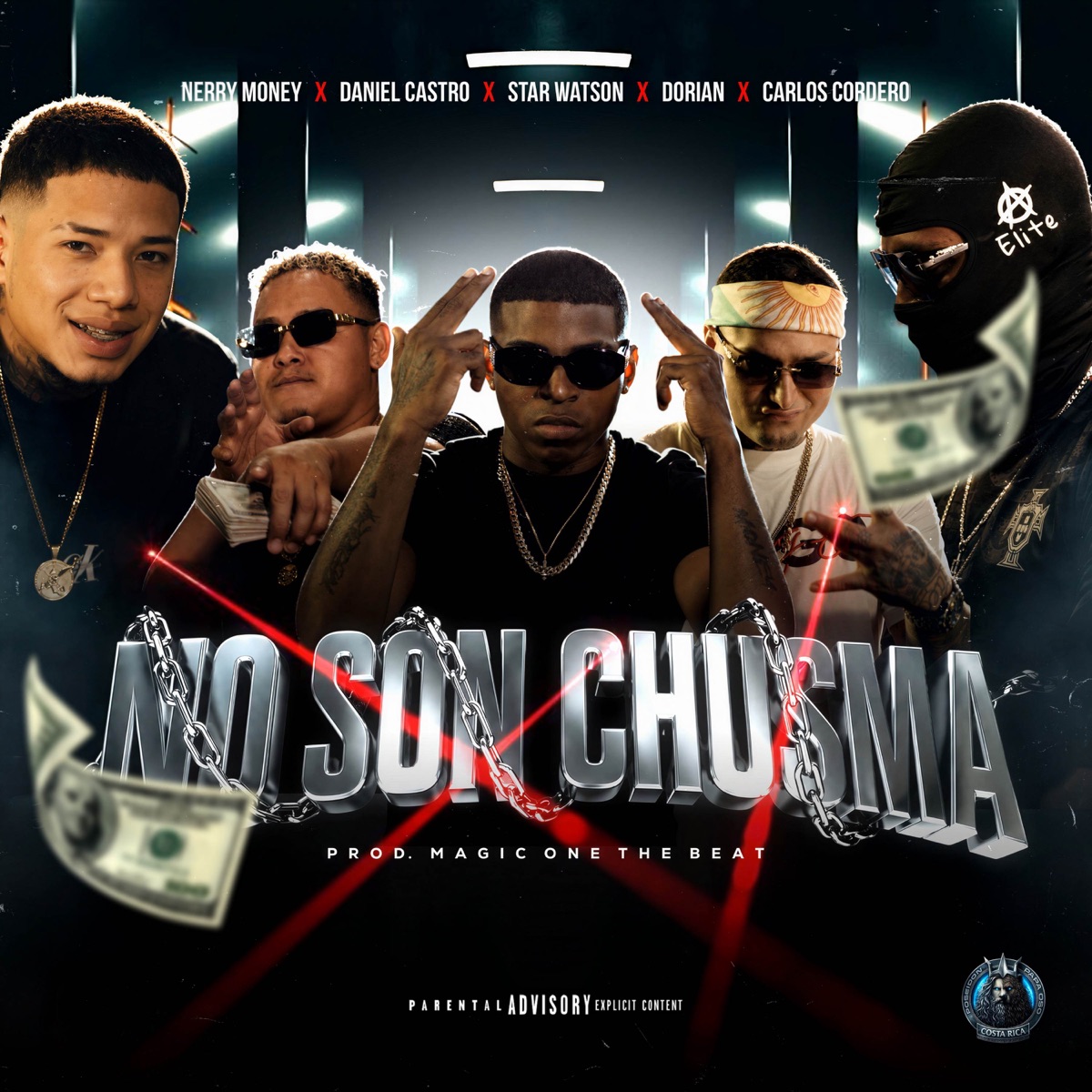 No Son Chusma (feat. Dorian Ampie & POSEIDON) - Single by Nerry Money, Daniel Castro, Staar Watson & Carlos Cordero album cover