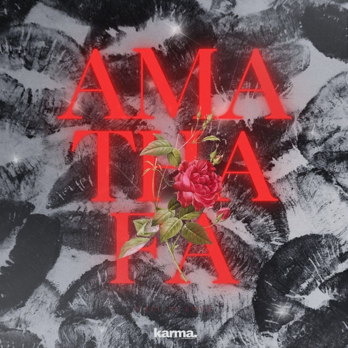 Amathafa (feat. Mpho Spizzy & DT.MO) - Single by Gubziin, Drihanna & Nandipha808 album cover