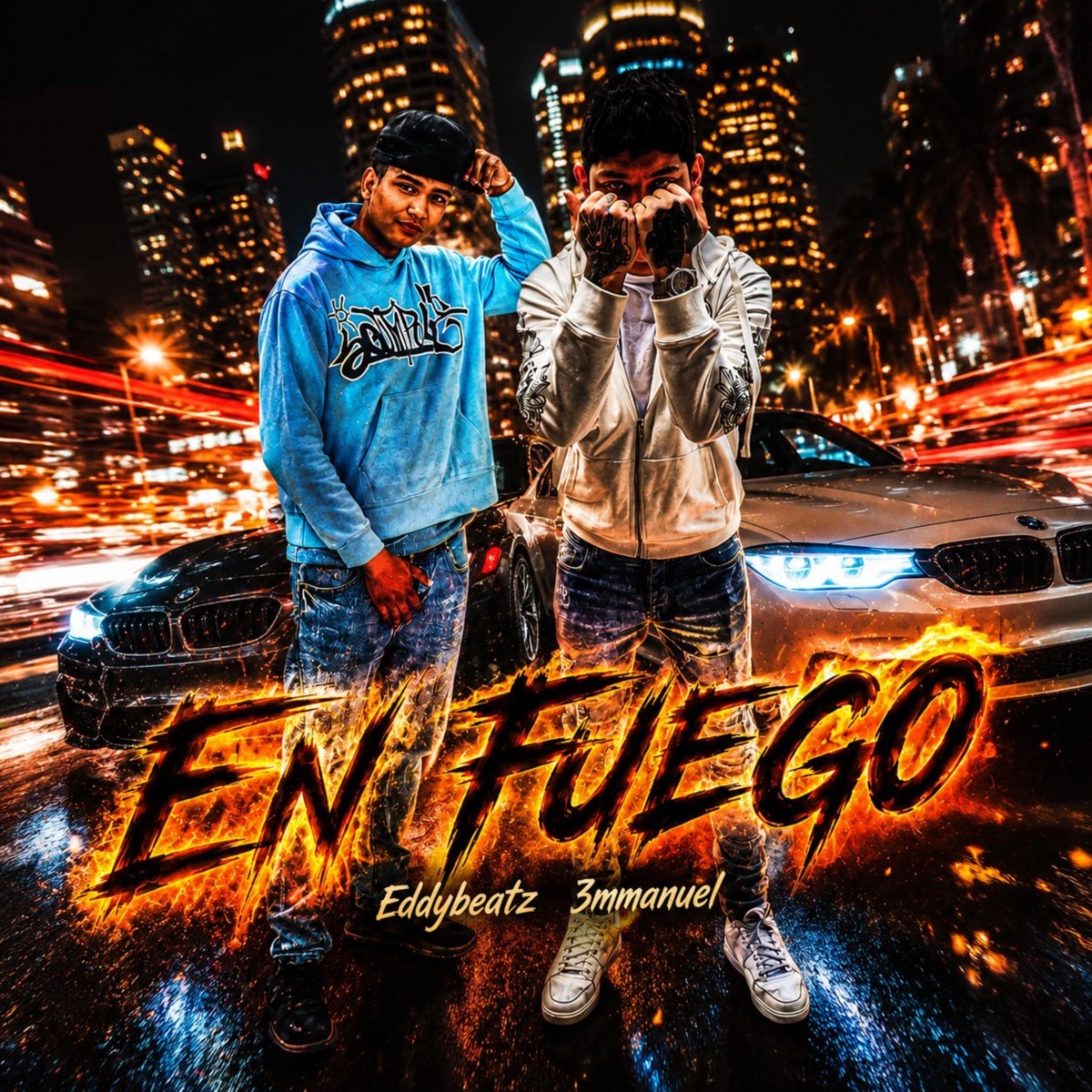 En fuego (feat. eddybeatz) - Single by 3mmanueL album cover