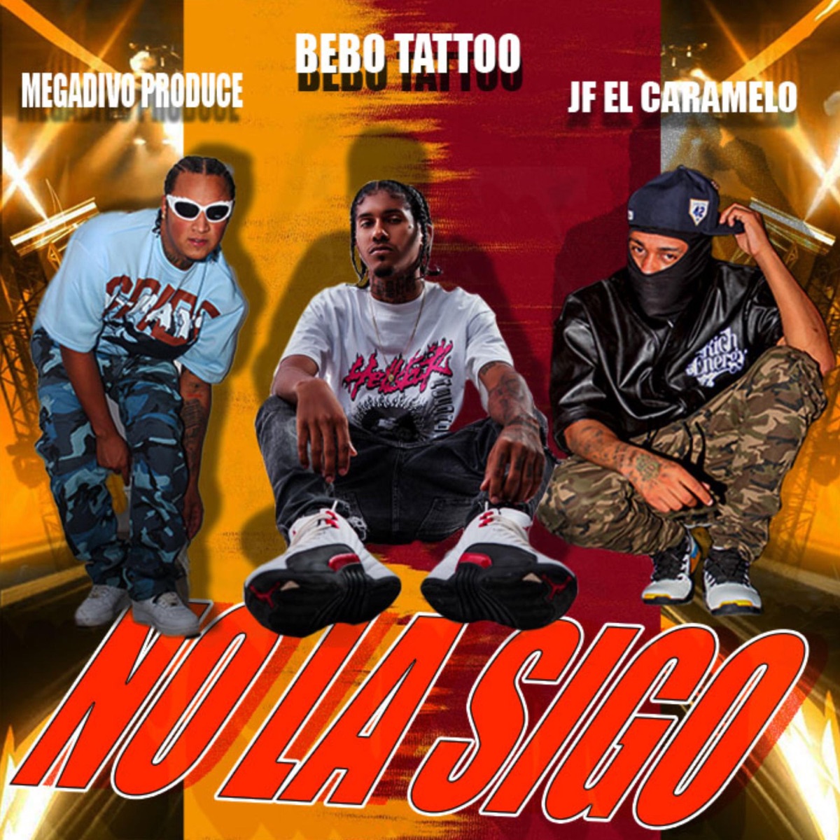 No La Sigo - Single by Jf El Caramelo, Megadivo Produce & Bebo Tattoo album cover
