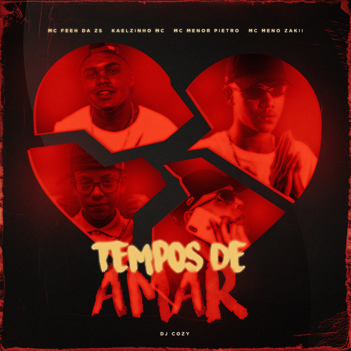 Tempos de Amar (feat. Mc meno zakii) - Single by mc feeh da zs, MC Menor Pietro & Kaelzinho MC album cover