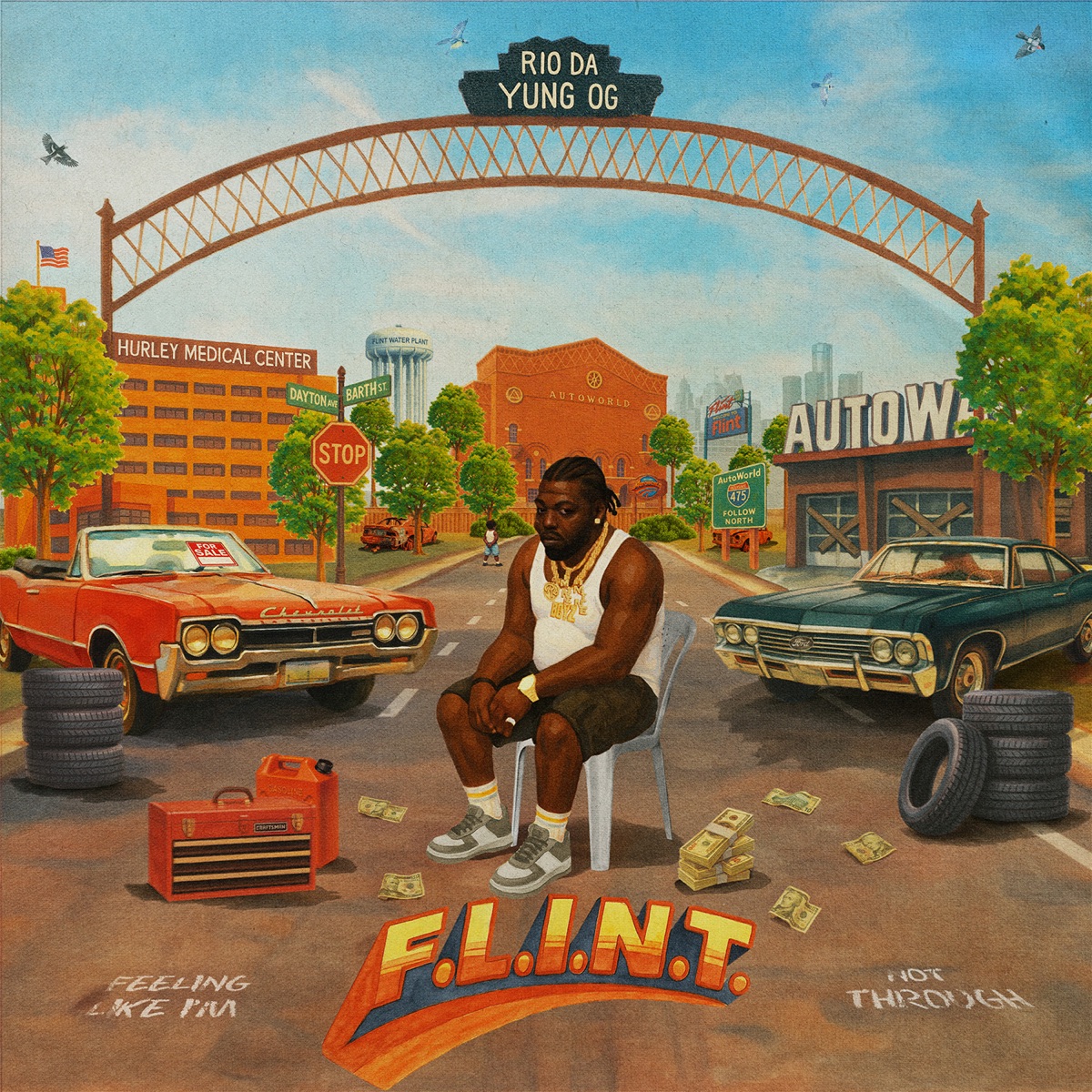 F.L.I.N.T. (Feeling Like I'm Not Through) by Rio Da Yung Og album cover