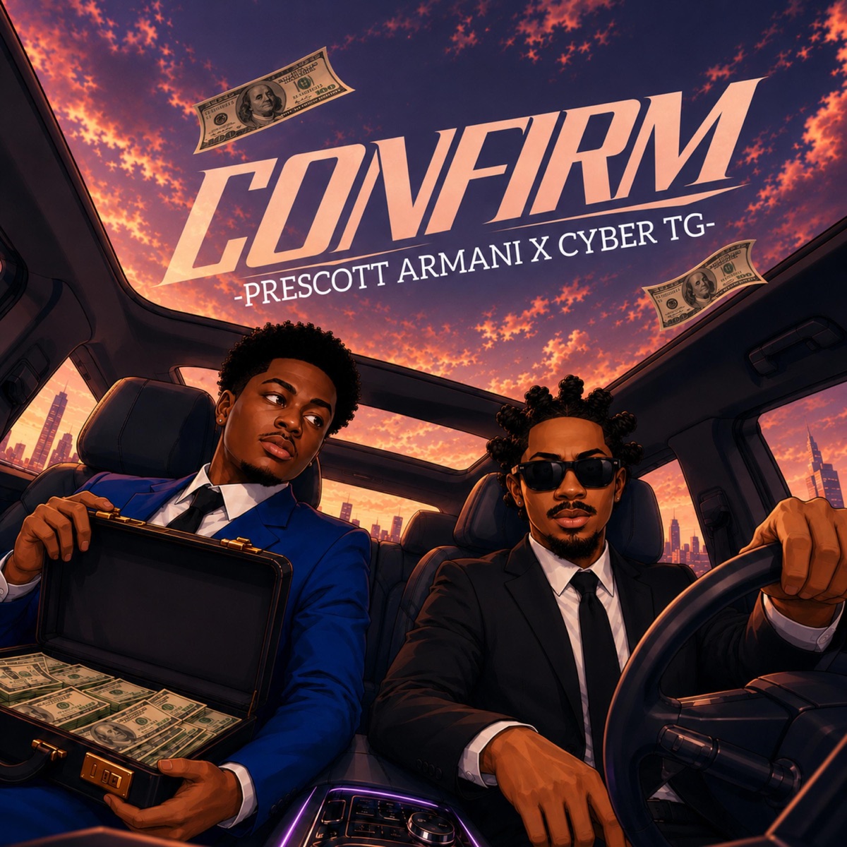 Confirm (feat. Cyber Tg) - Single by Prescott Armani album cover
