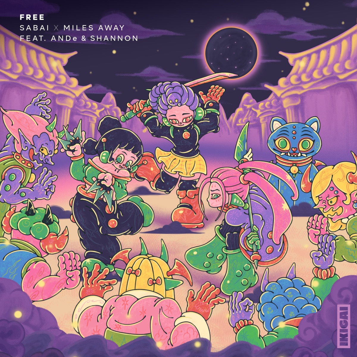 Free (feat. ANDe, Shannon) - Single by SABAI & Miles Away album cover