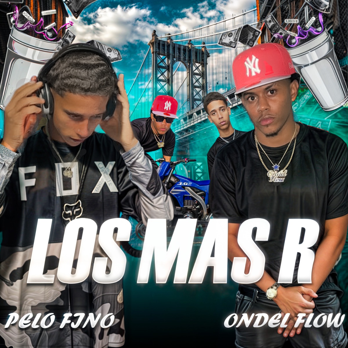 Los Mas R (feat. Pelo Fino) - Single by Ondel Flow album cover