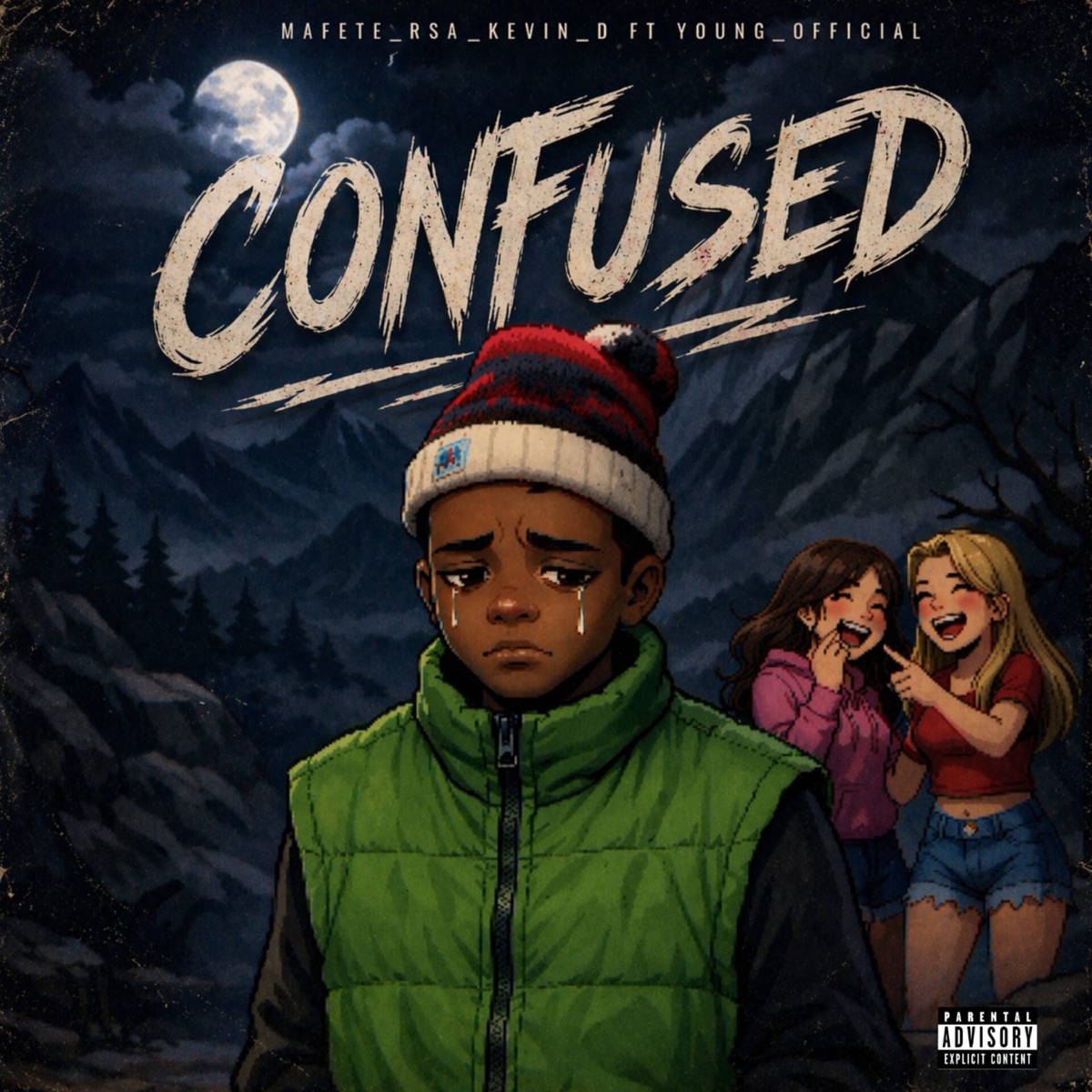 Confused (feat. Young offixial) [Extend] - Single by Mafete Rsa & Kevin_D album cover