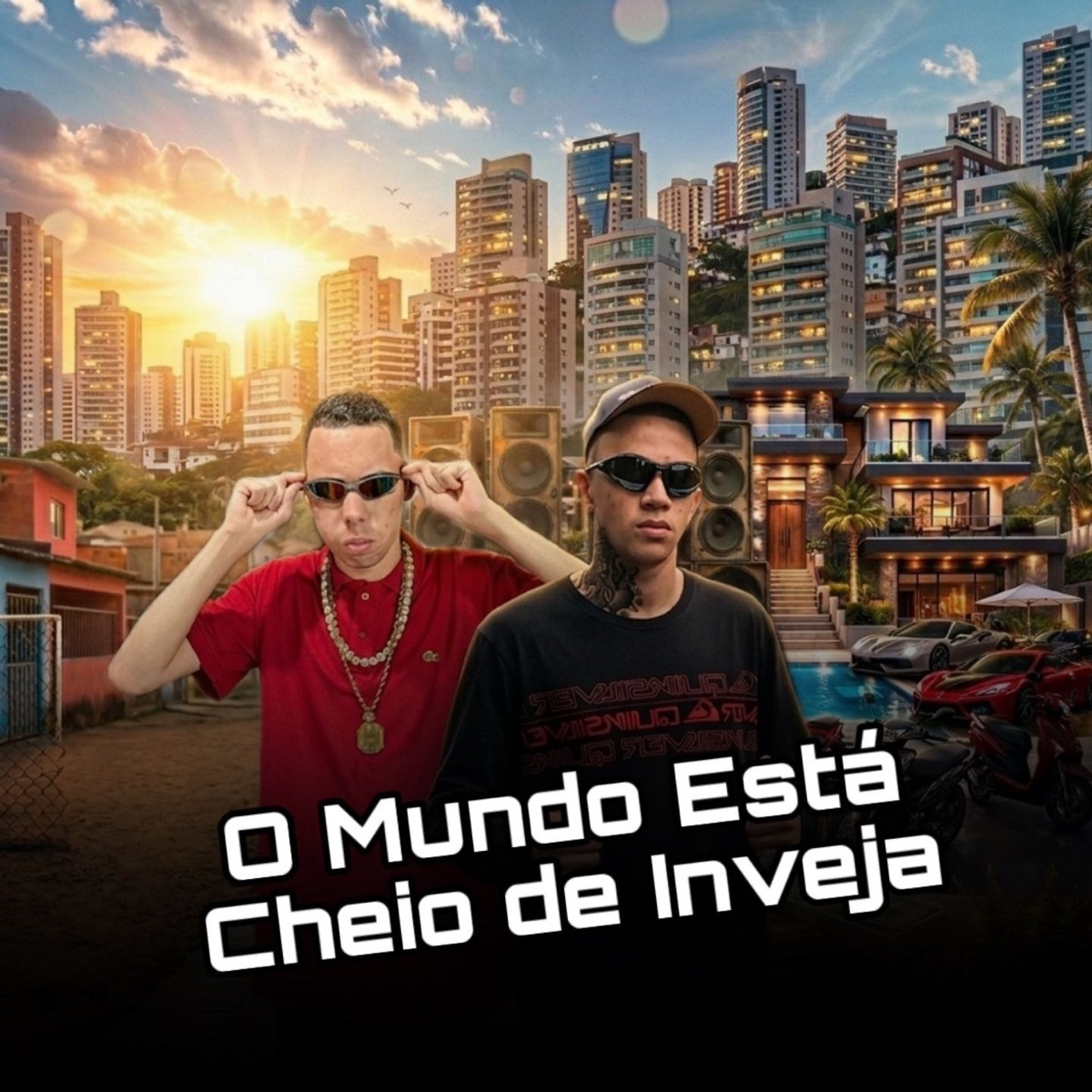 O Mundo Esta Cheio de Inveja (Acoustic) [feat. Mc Pandochi] - Single by MC Menor NL album cover