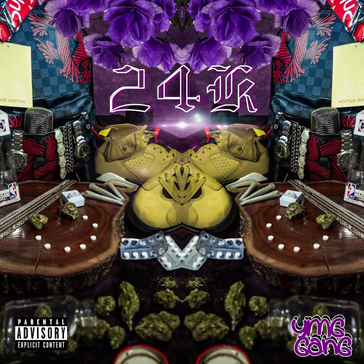 24K - Single by YMG GANG, Joven Nasty & YOVNG D1ABLO album cover