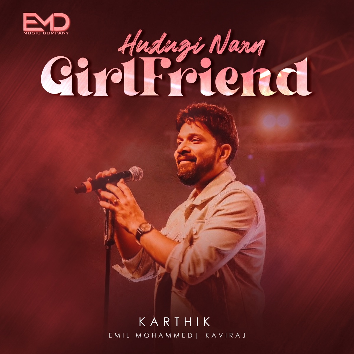 Hudugi Nann Girl Friend - Single by Emil Mohammed & Karthik album cover