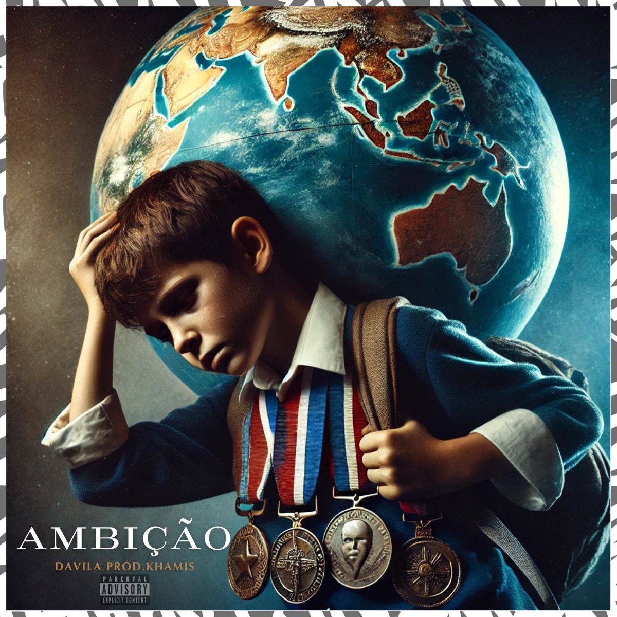 Ambição - Single by Davíla, Khamis.Prod & GU770 album cover