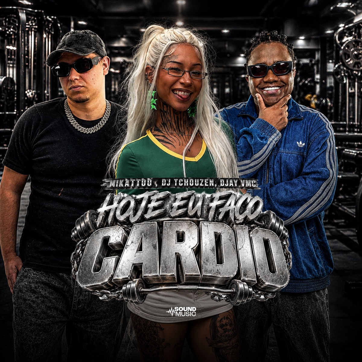 HOJE EU FAÇO CARDIO - Single by Dj Tchouzen, DJAY VMC, Mikattoo & SoundMusic Original album cover