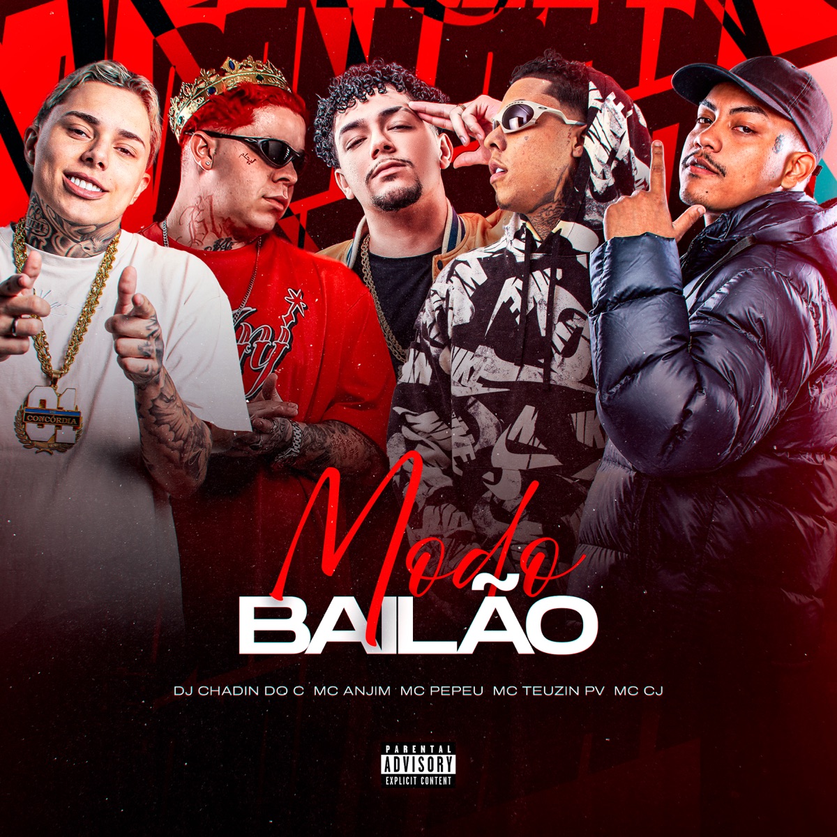 Modo Bailão - Single by Mc Anjim, Mc Pepeu, Mc Teuzin PV & MC CJ album cover