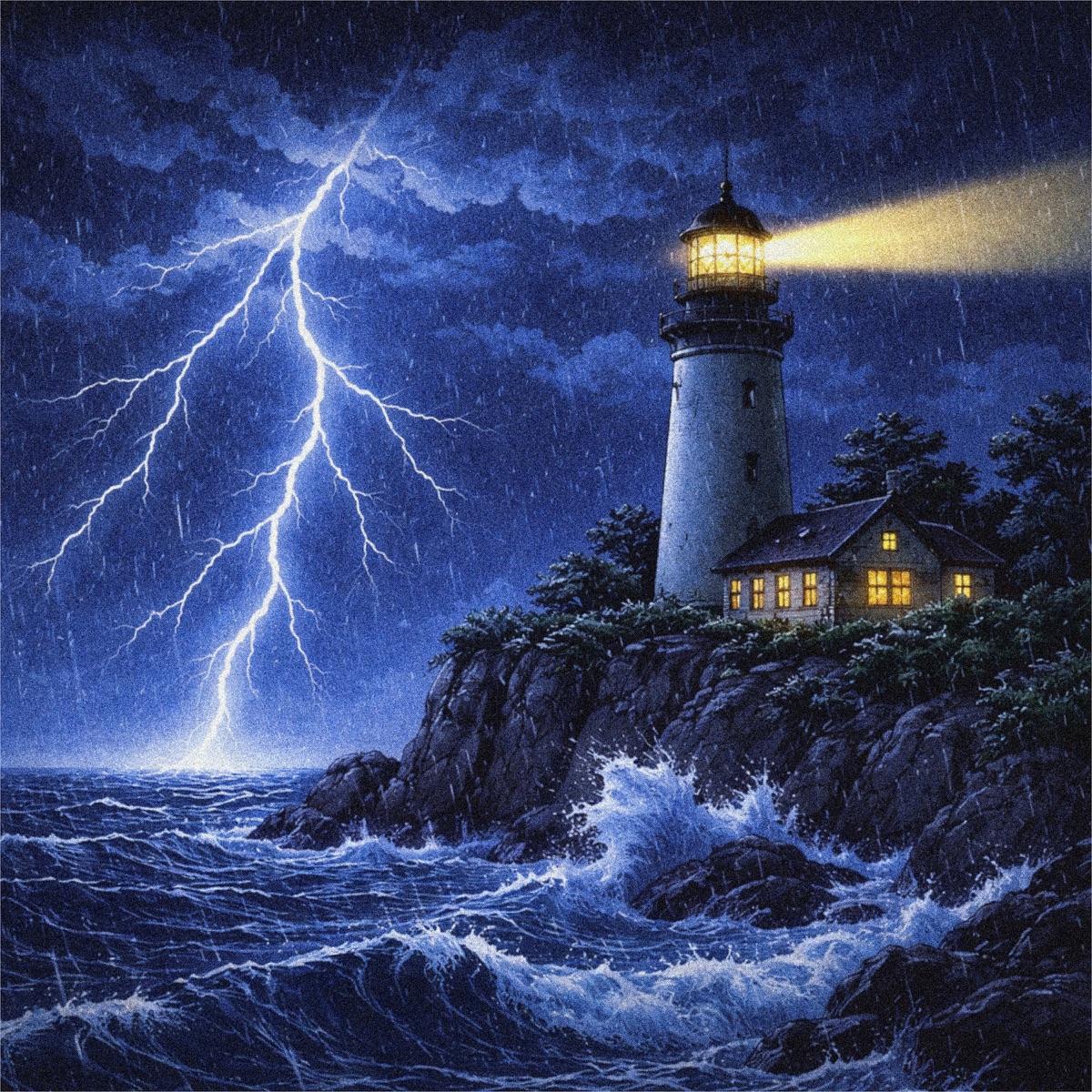 Sleeping Lighthouse (feat. lechiffrebeats) - Single by Aerosky & Lofi Bober album cover