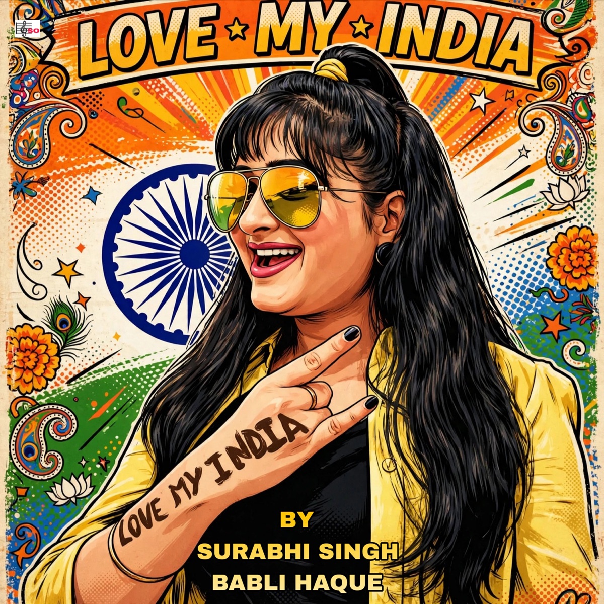 Love My India - Single by Surabhi Singh & Babli Haque album cover