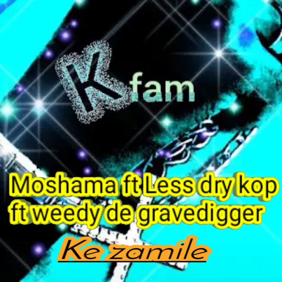 Ke zamile (feat. Weedy de Gravedigger & Less Dry Kop) - Single by Moshama album cover