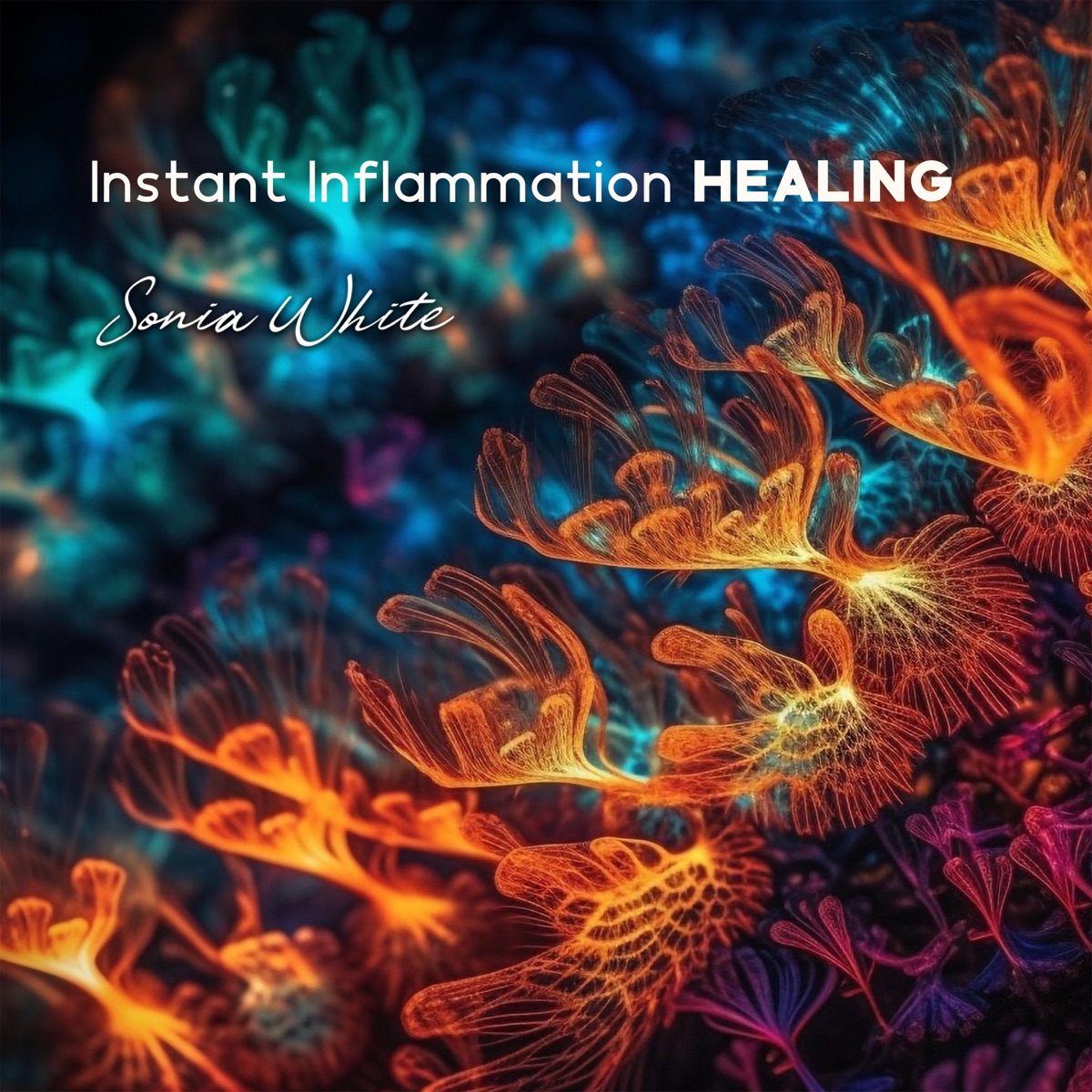 Instant Inflammation Healing: Frequency for Inflammatory Pain Relief While Sleeping by Sonia White & Solfeggio Frequencies Tones album cover