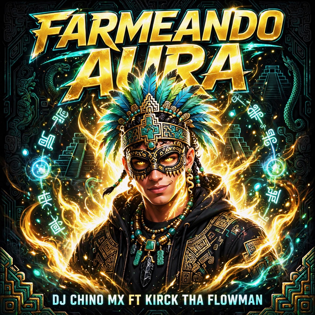 Farmeando Aura (feat. Kirck Tha Flowman) - Single by Dj Chino Mx album cover