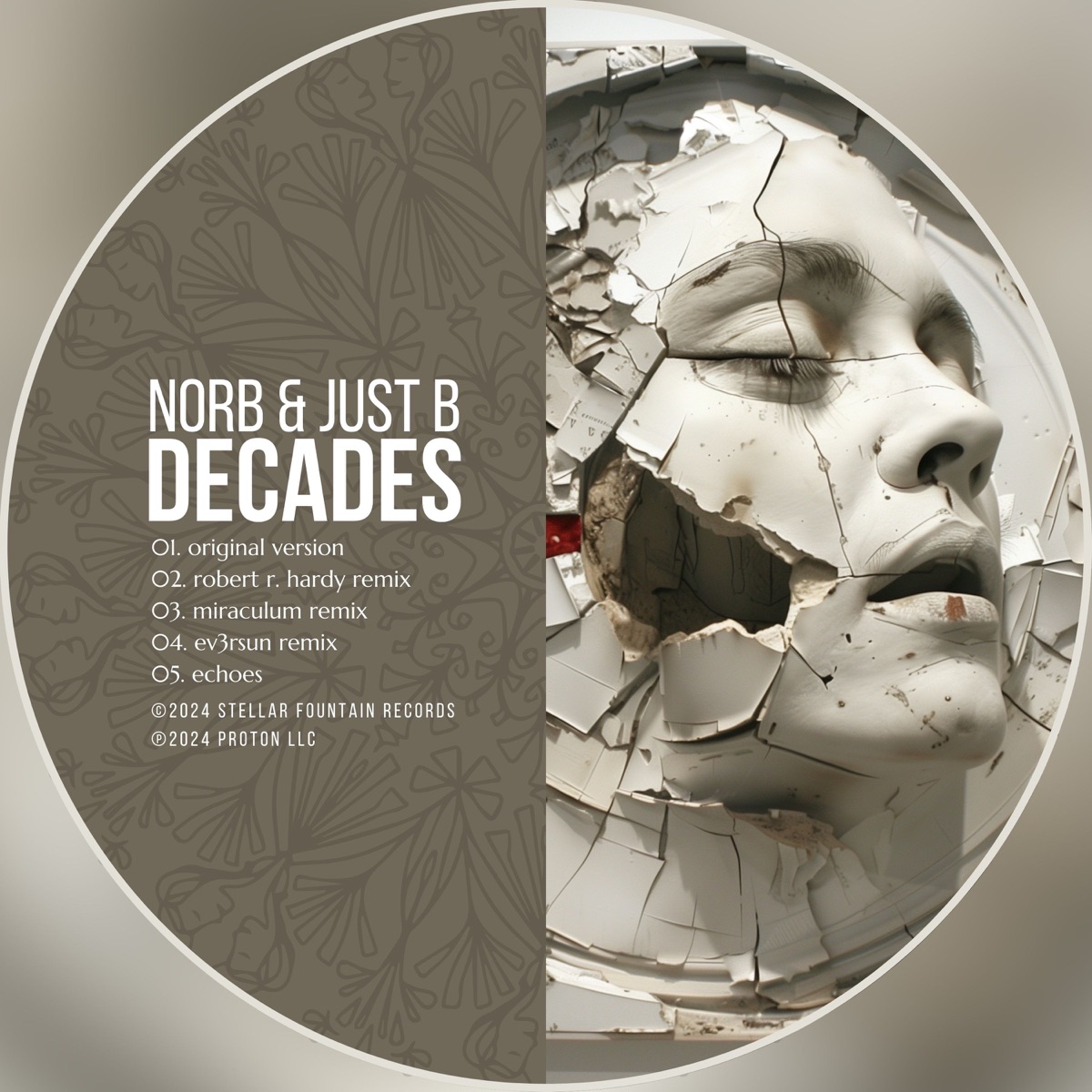 Decades (MiraculuM Remix) - Single by Just B & NorB album cover