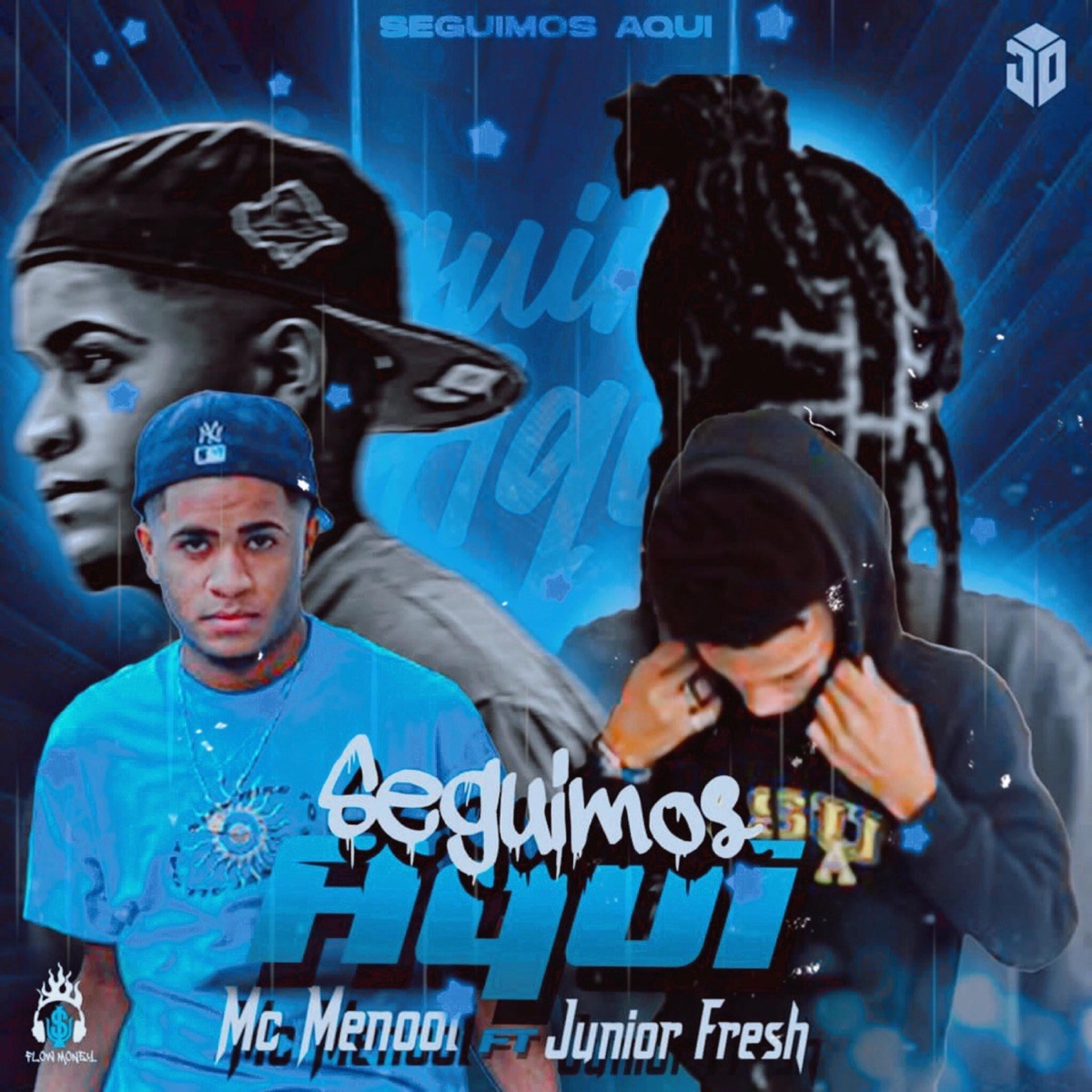 Seguimos Aquí (feat. Junior Fresh) - Single by McMenool album cover