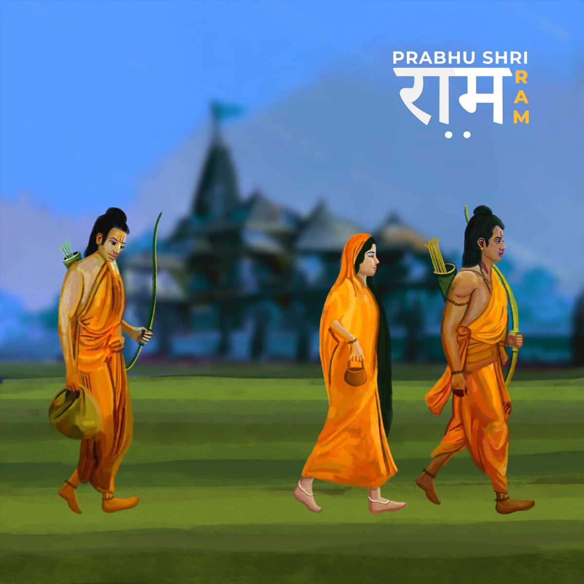 Prabhu Shri Ram (feat. Anirban & Keerthana Viswanathan) - Single by Shubhodeep Roy album cover