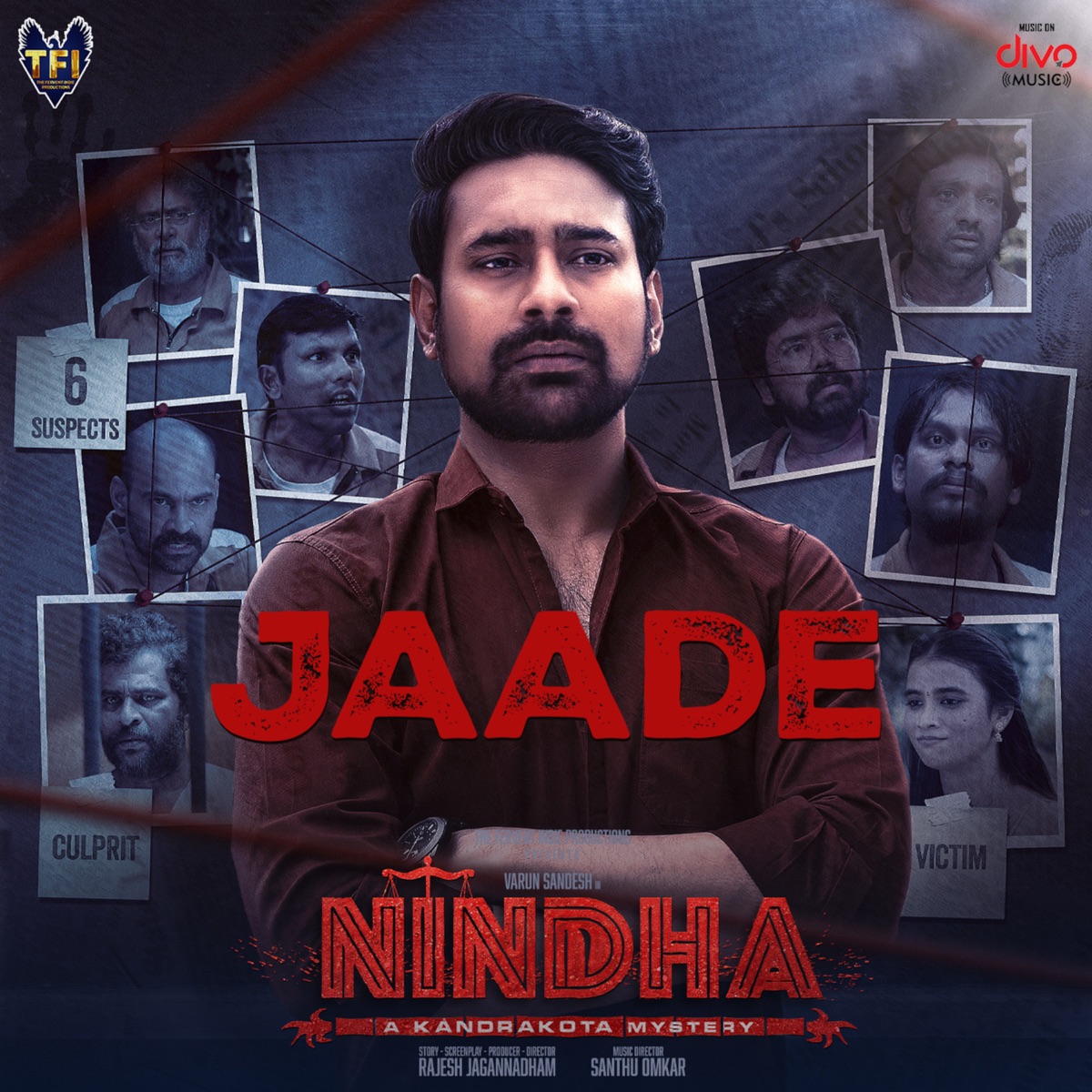Jaade (From "Nindha") - Single by Santhu Omkar, Rajesh Jagannadham & Pavithra Narkinabilli album cover