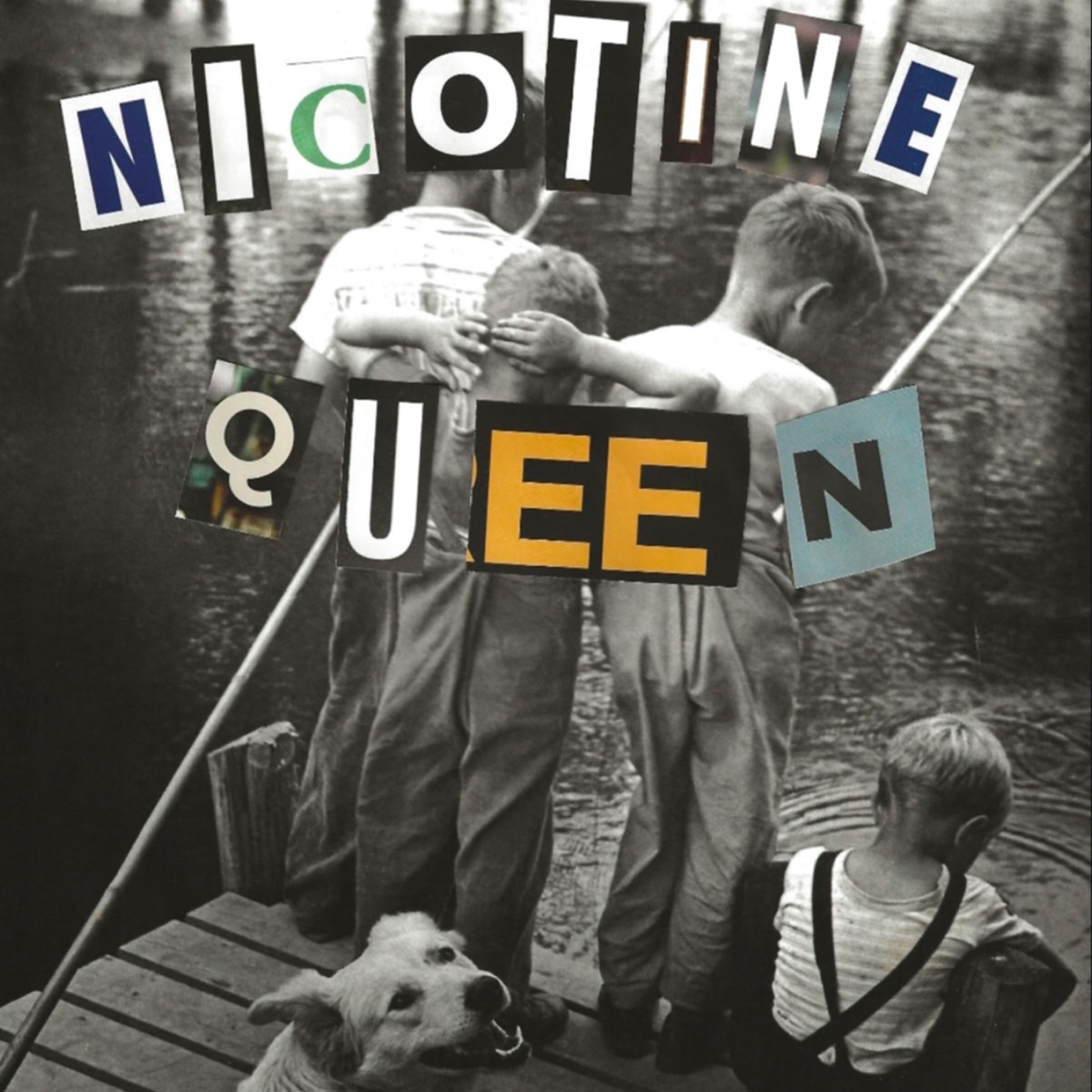 when you're not here by nicotine queen album cover