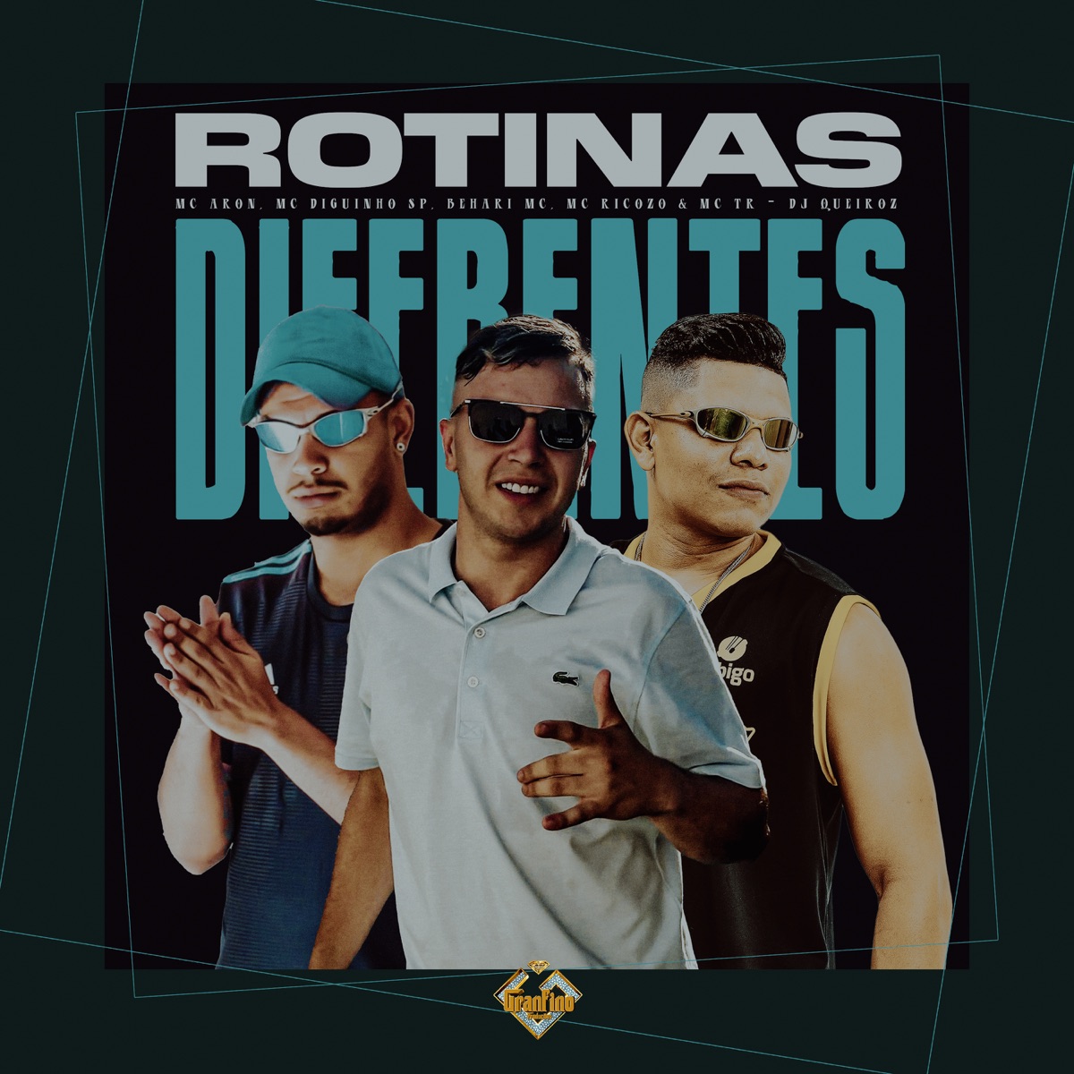 Rotinas Diferentes (feat. Mc Ricozo, Mc TR & BEHARI MC) - Single by MC ARON, mc diguinho sp & Dj Queiroz album cover