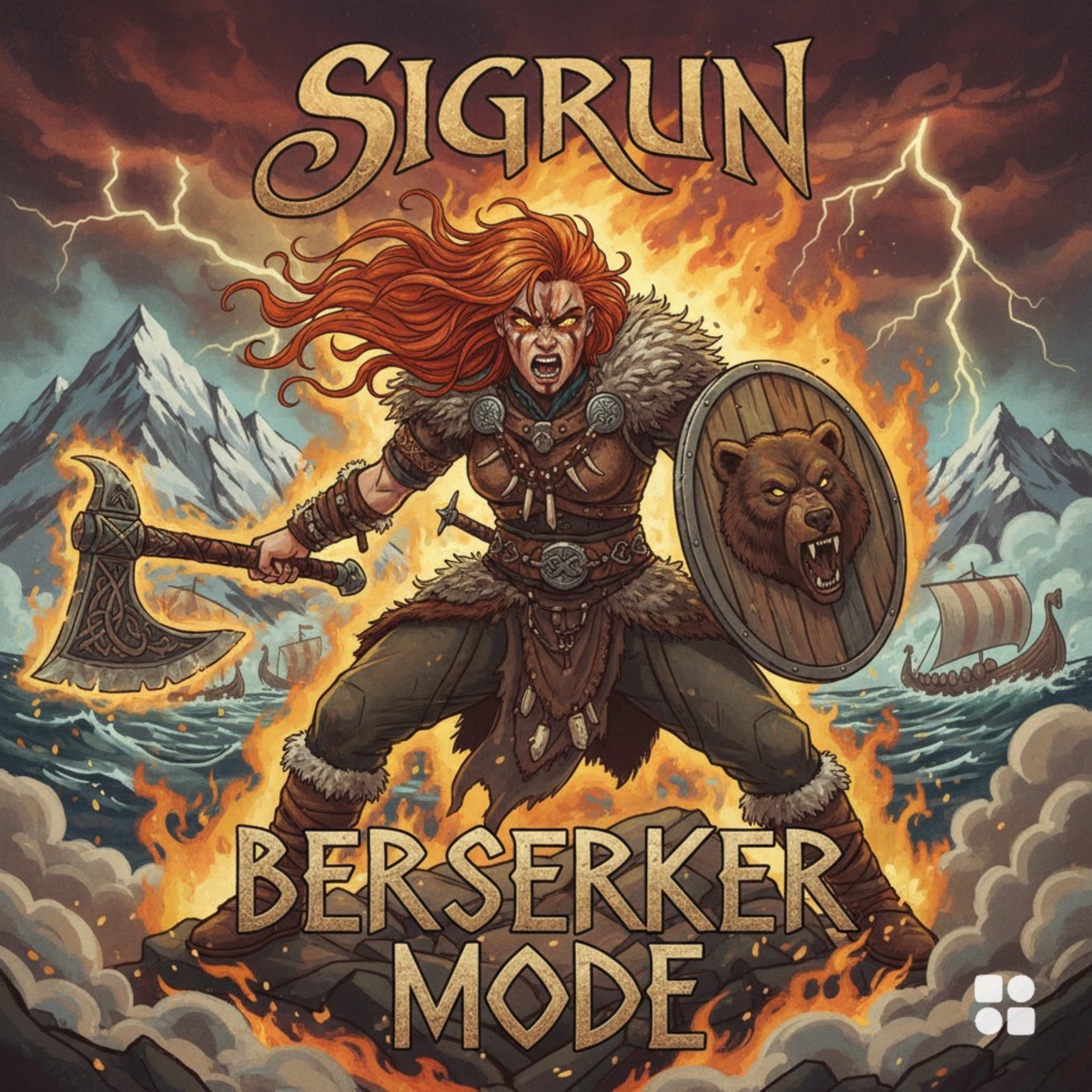 Berserker Mode - Single by Dust & Harmony & Sigrun album cover