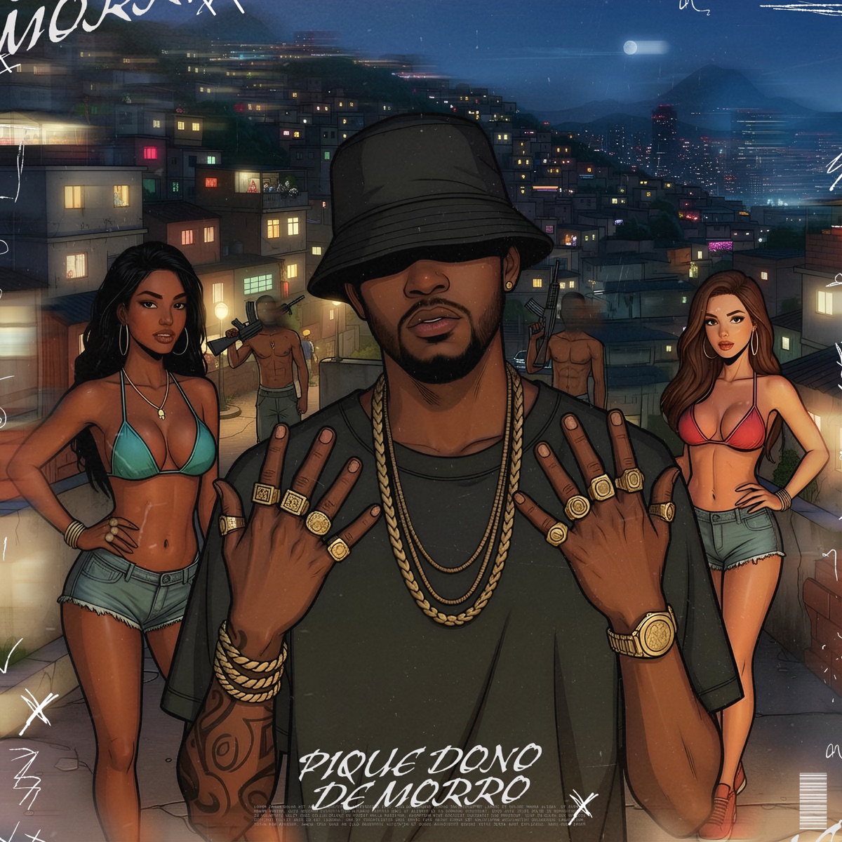 Pique Dono de Morro - Single by MC Filhão, MC BLACK DA PENHA & MANO DODY album cover