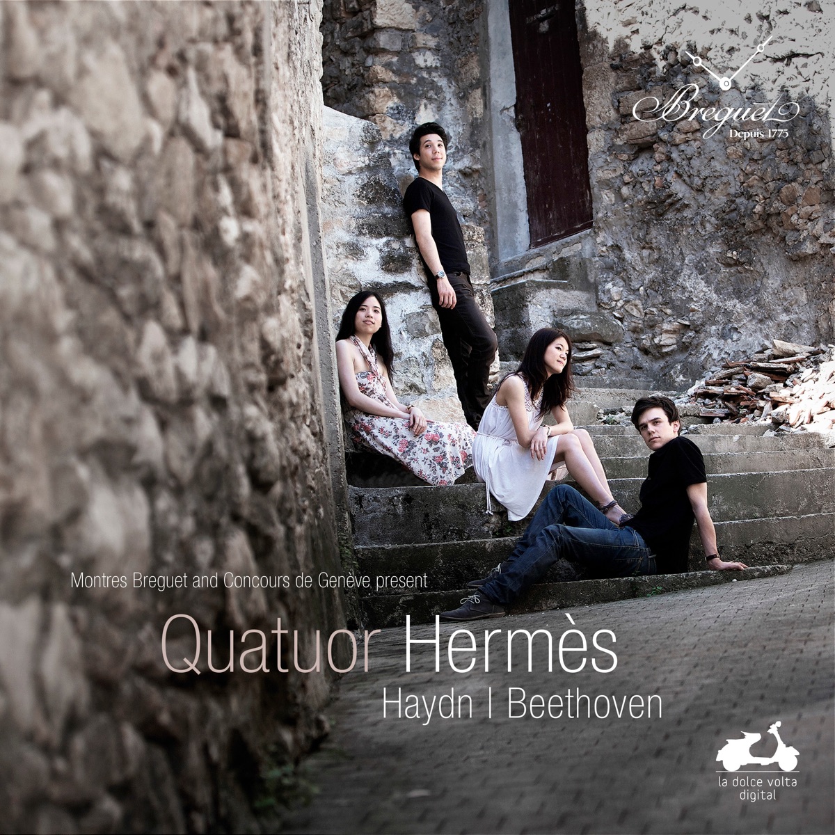 Haydn & Beethoven by Quatuor Hermès album cover
