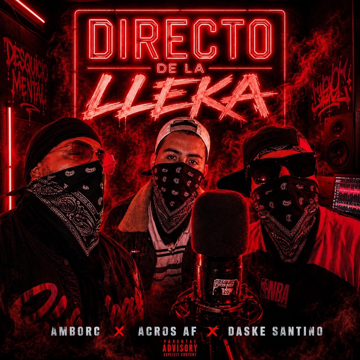 DIRECTO DE LA LLEKA (feat. AMBORC & ACROS AF) - Single by Daske Santino album cover
