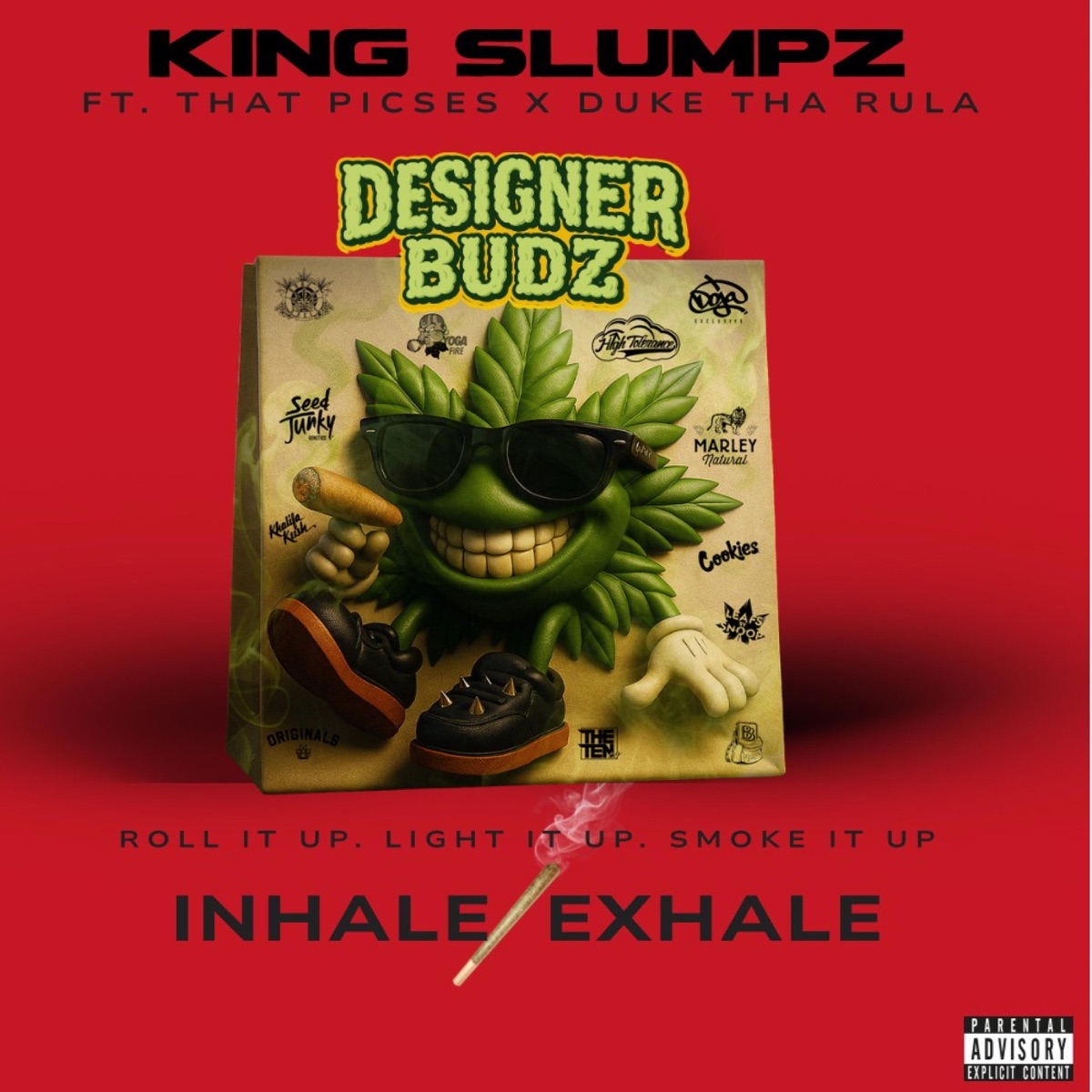 Inhale/Exhale (feat. ThatPisces & DUKE THA RULA) - Single by King Slumpz album cover