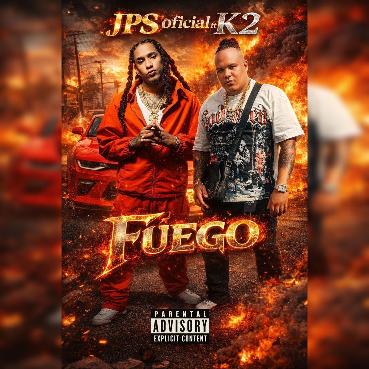 Fuego (feat. K2 La Para Musical) - Single by JPS Oficial album cover