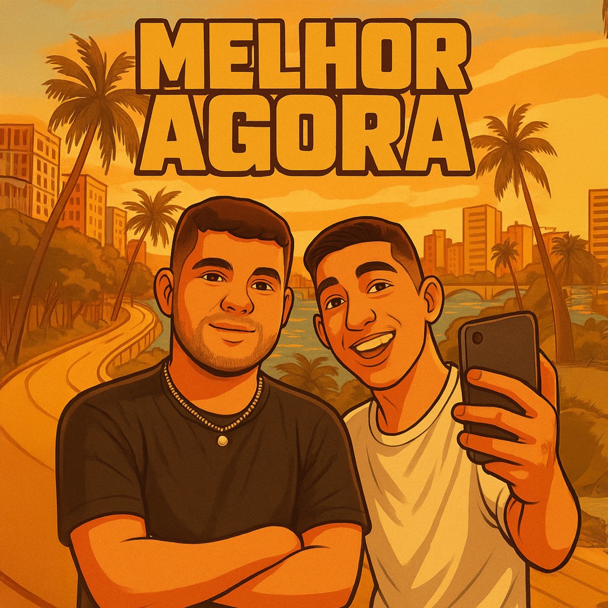 Melhor Agora (feat. EuGab) - Single by Davizin album cover