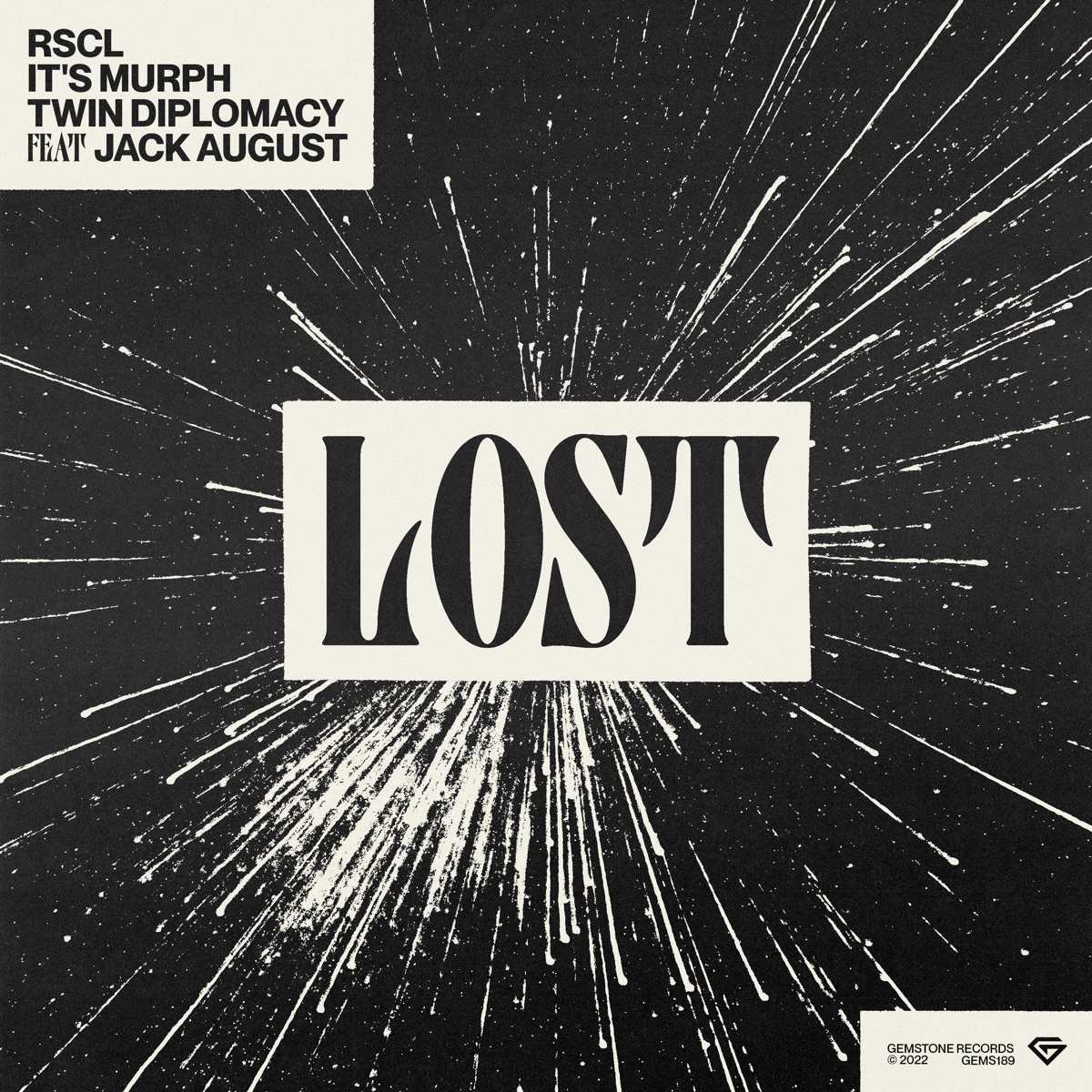 Lost (feat. Jack August) - Single by RSCL, it's murph & Twin Diplomacy album cover