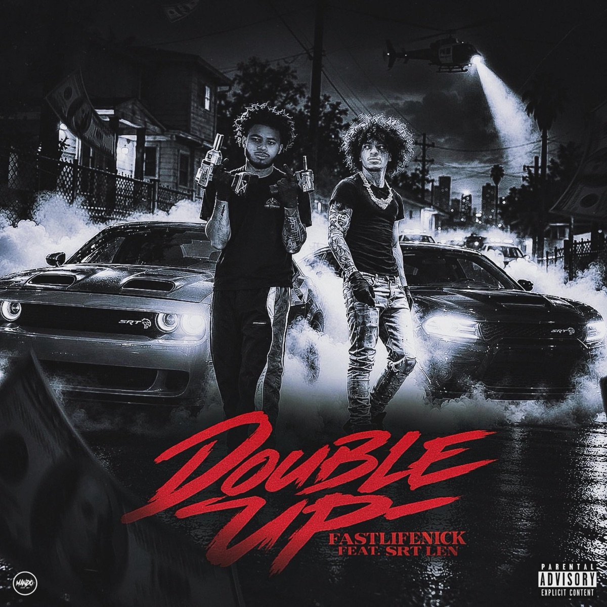 DOUBLE UP (feat. SRT Len) - Single by FASTLIFENICK album cover