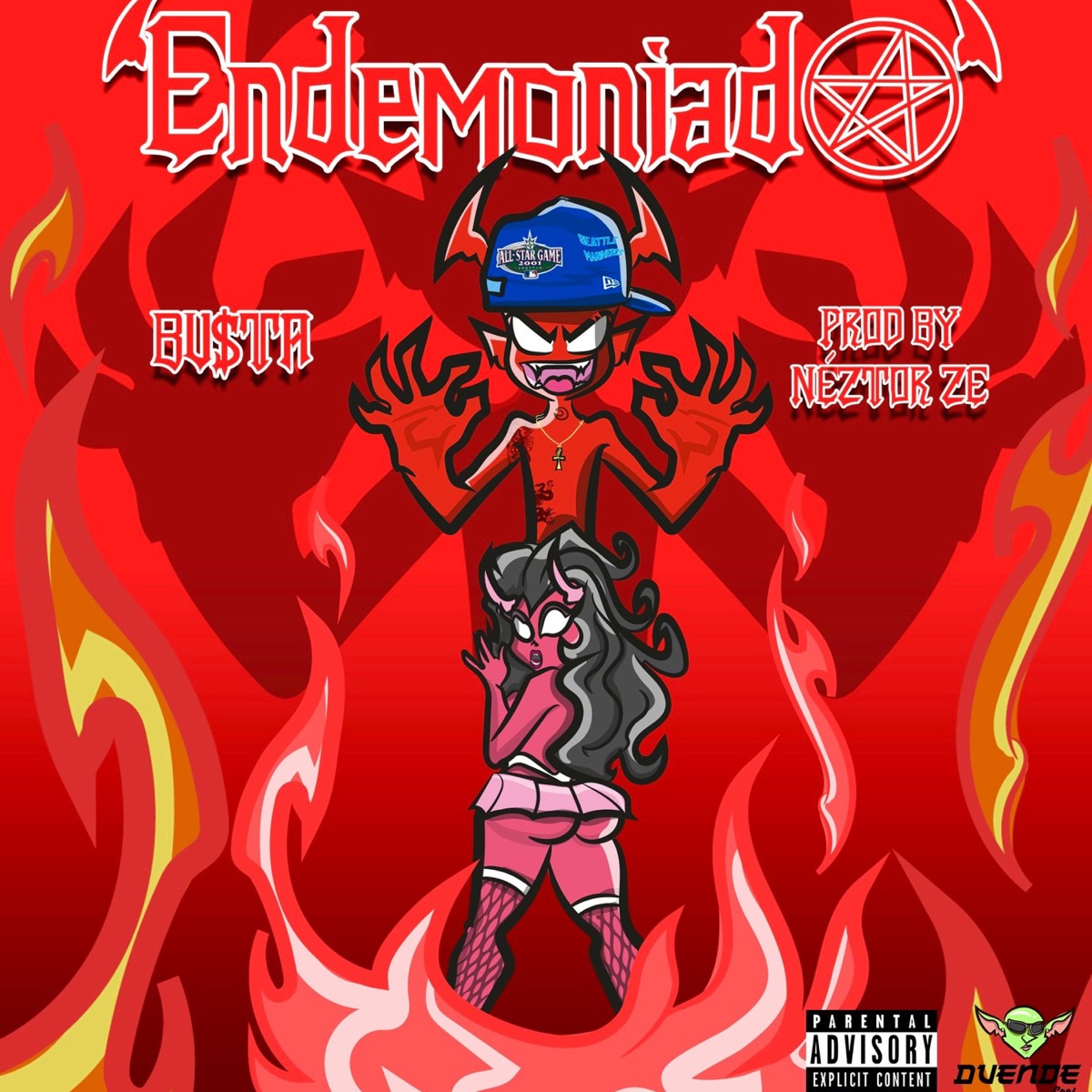 ENDEMONIADO (feat. Néztor Ze) - Single by BU$TA album cover