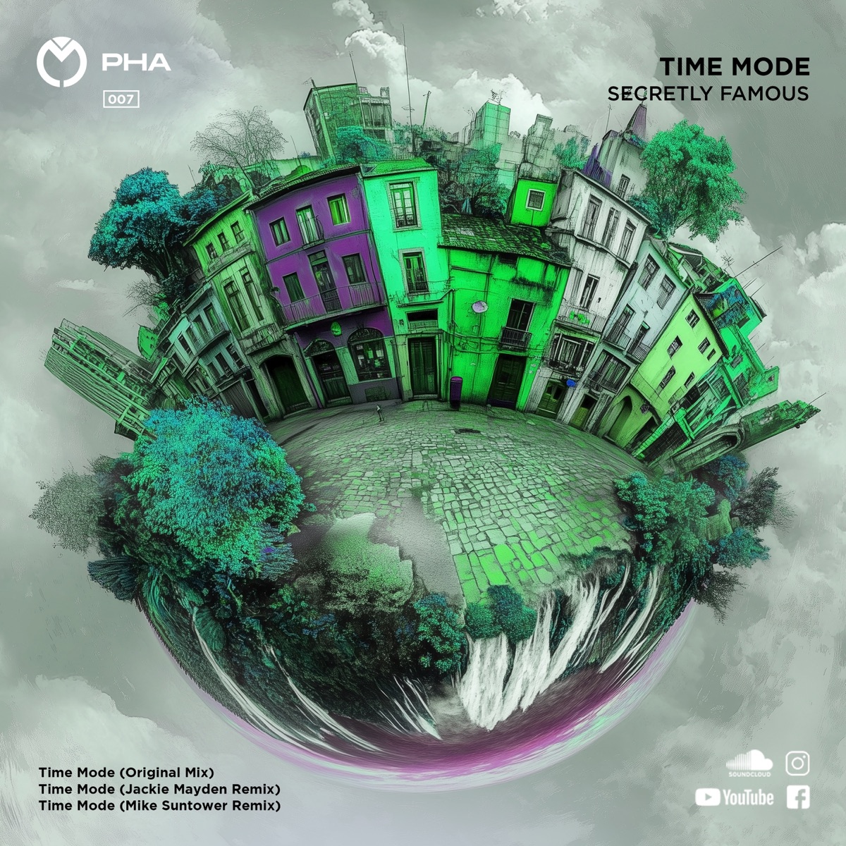 Time Mode - Single by Secretly Famous, Jackie Mayden & Mike Suntower album cover