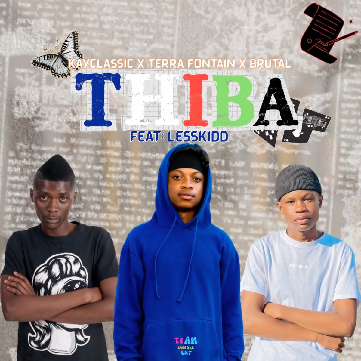 Thiba (feat. Lesskidd) - Single by Kayclassic, Terra Fontain & Brutal album cover
