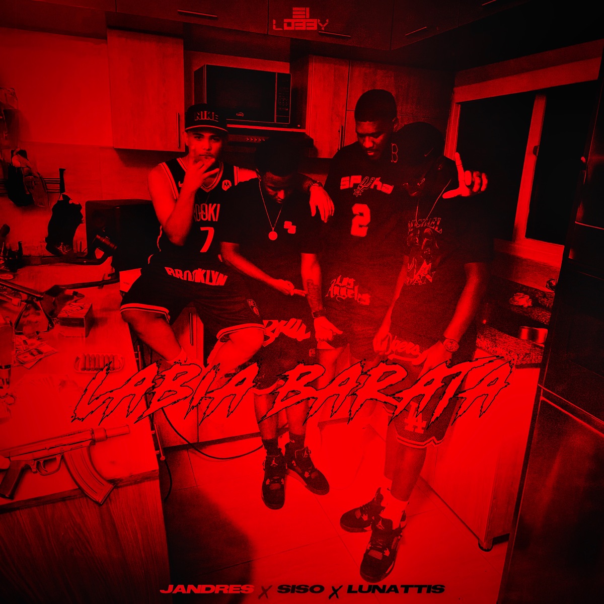 Labia Barata (feat. Xkarl & El Lobby Inc) - Single by Jandres, Lunattis & Siso album cover