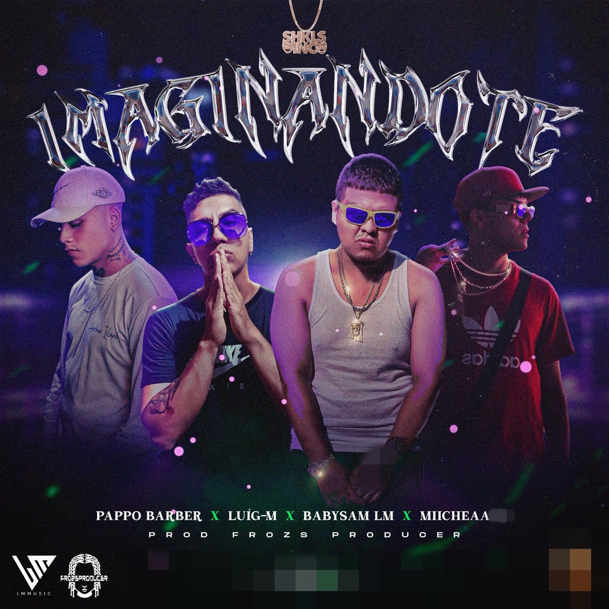 IMAGINANDOTE - Single by LuigM, Babysam LM, Pappo Barber & Miicheaa album cover