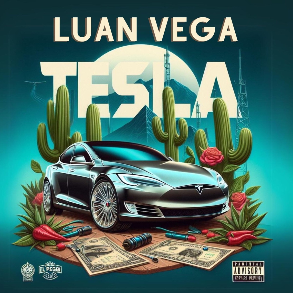Tesla - Single by Luan Vega album cover