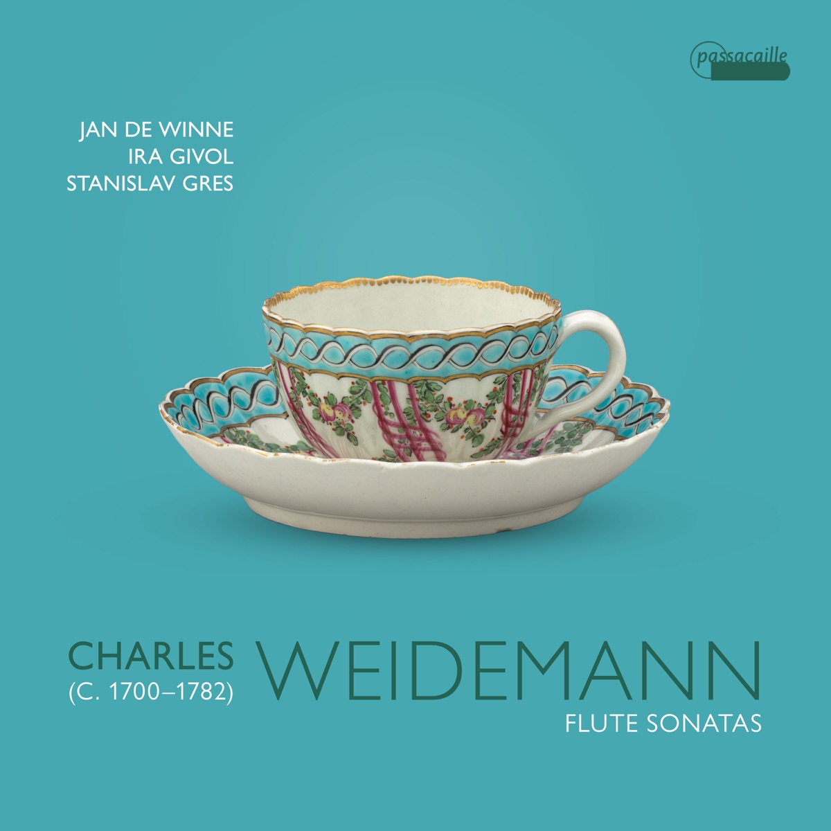 Charles Weidemann: Flute Sonatas by Jan De Winne, Ira Givol & Stanislav Gres album cover