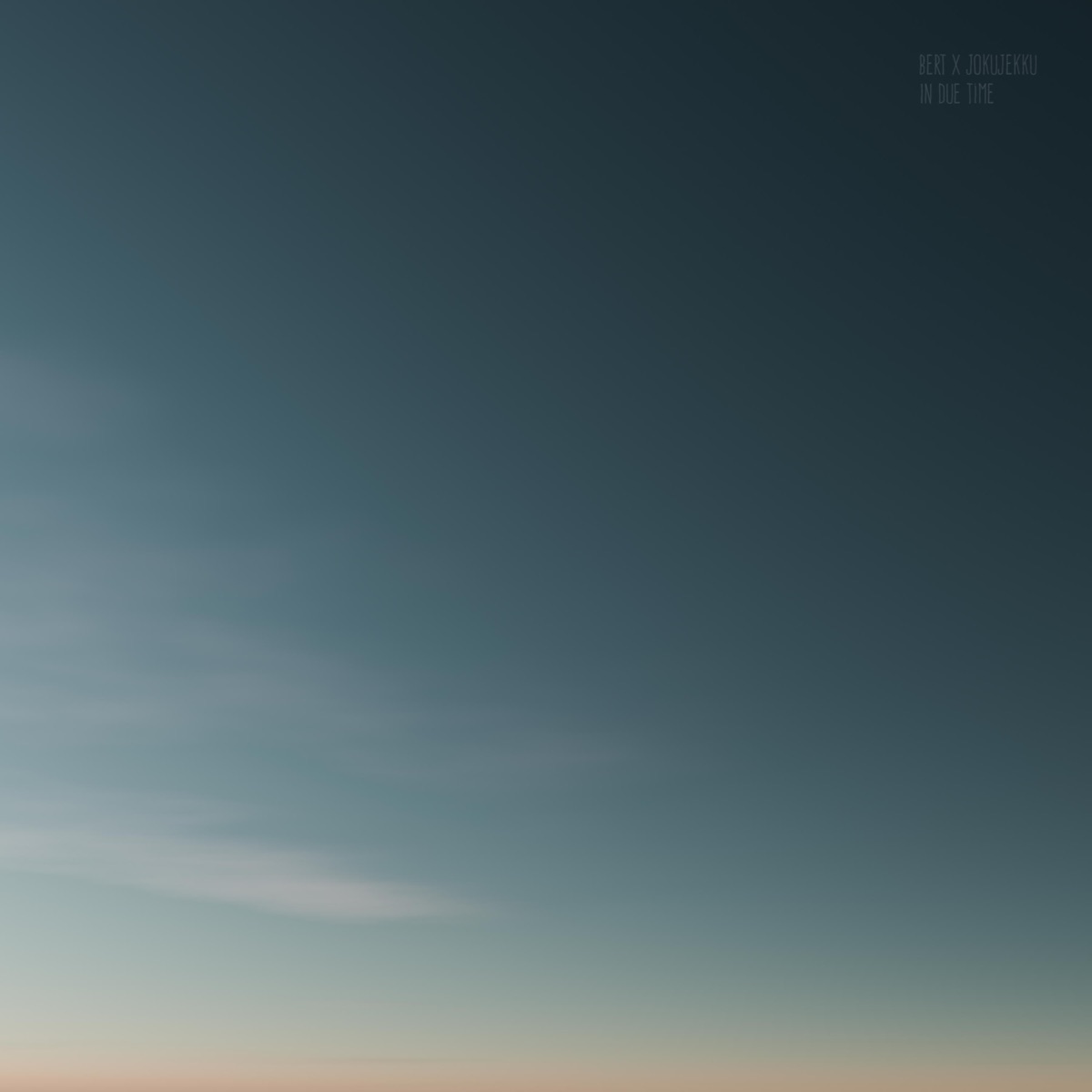 In Due Time (feat. Jokujekku) - EP by Bert album cover