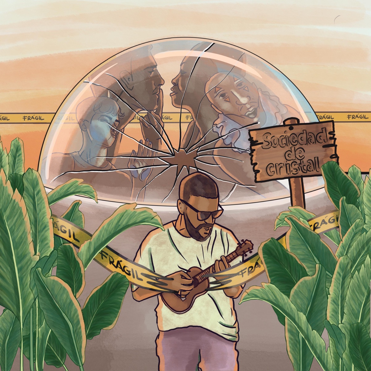 Sociedad de Cristal - Single by Chukky album cover