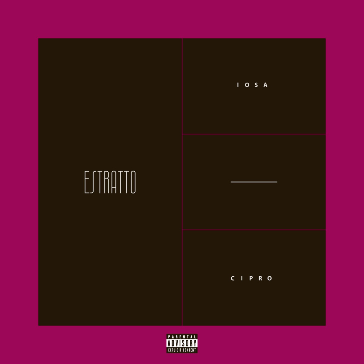 ESTRATTO (feat. iosa) - EP by Cipro album cover