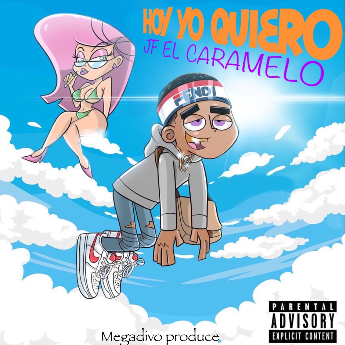 Hoy Yo Quiero (feat. Megadivo Produce) - Single by Jf El Caramelo album cover