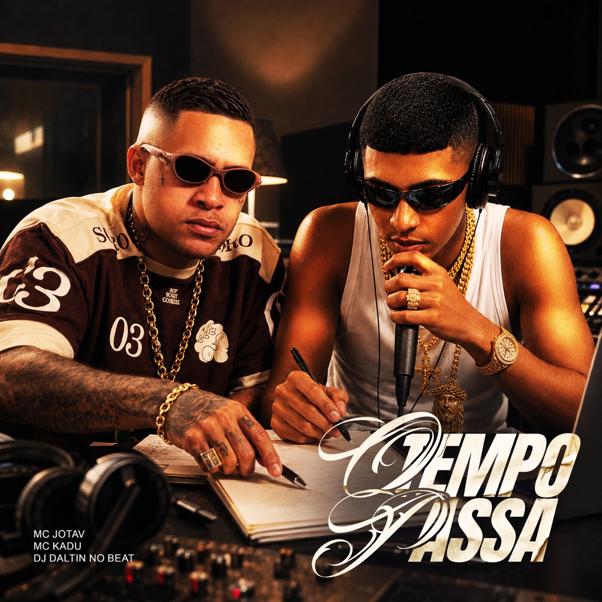 O Tempo Passa - Single by MC Jotav, Mc Kadu & Dj Daltin no Beat album cover
